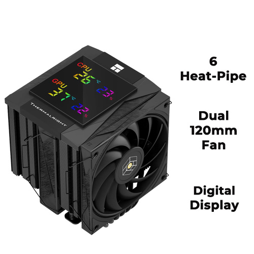 Thermalright Royal Knight 120 Digital (Black) Tower
